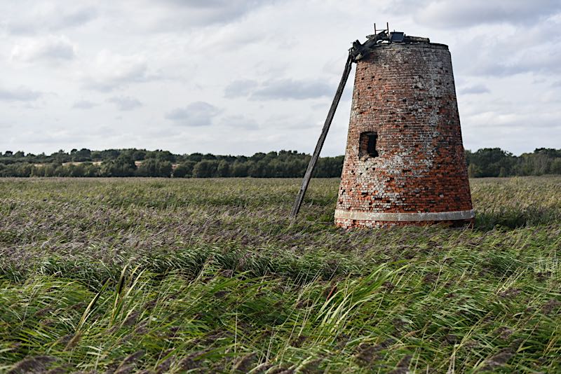 Decommissioned windmill, Suffolk, 2018